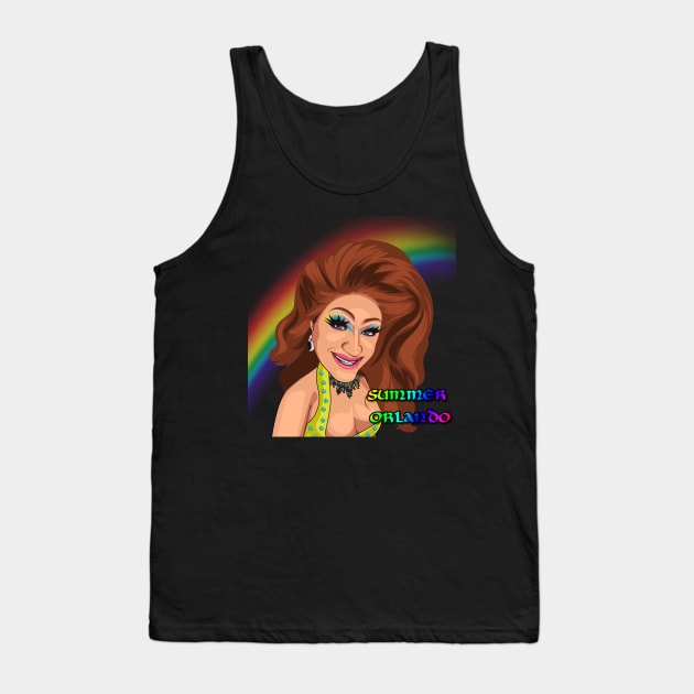 Summer Orlando Rainbow Pride Tank Top by Summer Orlando